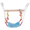 thumbnail image 1 of Pets Birds Parrot Climbing Toy Colorful Swing Ladder Bed Accessories Hanging Decor Blue, 1 of 1