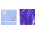 thumbnail image 1 of 50 piezas de Papel de embalaje para hornear DIY Bling Bling Papel de aluminio brillante color morado, 1 of 14