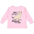 thumbnail image 3 of Inktastic Mimi's You Say Alpaca My Bags Boys or Girls Long Sleeve Toddler T-Shirt, 3 of 5