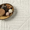 thumbnail image 6 of nuLOOM Kerry Textured Geometric Tasseled Area Rug, 2' 8" x 8', Ivory, 6 of 9