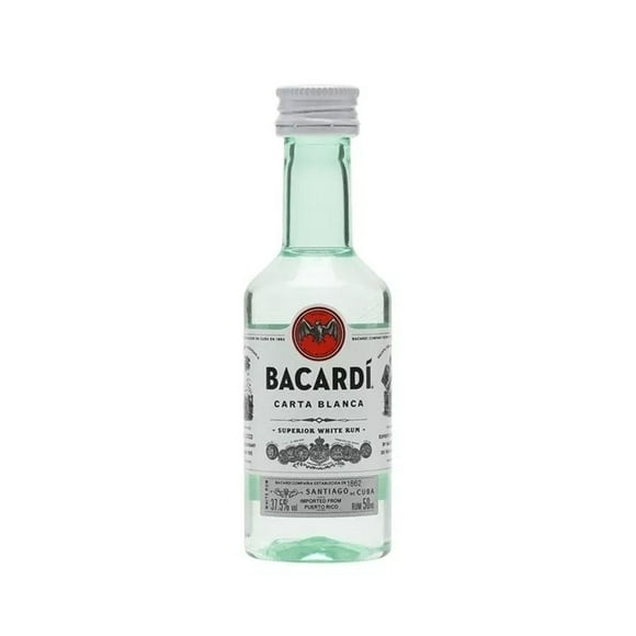 Paquete de 3 Ron Bacardí Carta Blanca Mini 50 ml Bacardí