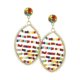 thumbnail image 1 of Pendientes Colgantes de Cuentas de Colores Ligeros para Novias Graduadas, 1 of 5