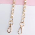 thumbnail image 4 of Cadena de metal para bolso, funda para teléfono, bandolera para niñas, cordón con cierre de langosta, 110 cm, cadena dorada, correa para el hombro, 4 of 5
