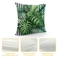 thumbnail image 4 of JRXY Green Tropical Leaves Throw Pillow Covers Spring Summer Decorative Pillow Covers Black and White Geometric Pillowcases for Outdoor Couch Living Room White, 4 of 5