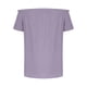 thumbnail image 5 of Ropa para chicas adolescentes,Blusa con hombros descubiertos, manga corta, plisada, tejido de poliéster suave, camisa informal de verano para mujer, sopatenor, 5 of 8