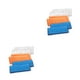 thumbnail image 4 of Moyic Microfiber Pad Portable Reusable Wet Kitchen Indoor Damp Mopping Dry Cloth Pads Accessories Floor Cleaning Home Azul, Amarillo, Blanco 7x18cm 2Conjunto, 4 of 6