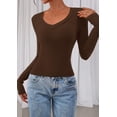 thumbnail image 3 of Remera PRETTYGARDEN Crop Top Marrón Slim Fit XL, 3 of 8