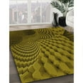 thumbnail image 3 of Ahgly Company Machine Washable Indoor Round Transitional Bakers Brown Area Rugs, 5' Round, 3 of 7