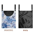 thumbnail image 7 of ZIATUBLE Marble Stripes Clothespin Storage Bag Butterfly Clothes Pin Storage Bag 2 Pieces Set Large Capacity Clothespin Holder for Clothesline Abrasion Resistant Clothespin Holder Bag Outdoor, 7 of 7
