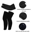 thumbnail image 3 of Kids Leg Sleeves Comfortable and Arm Sleeves Youth Leg Sleeves Arm Wraps, Non-Slip UV Protection Thigh Calf Brace Support for Basketball Running Cycling Sports, 1 Pair, 3 of 6
