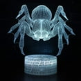 thumbnail image 4 of YSITIANNA 3D LED Desk Table Lamp Night Light RC Remote 7 Color Change Touch Art Home Child Bedroom Sleeping Decor Holiday (Spider) STNL#4229, 4 of 8