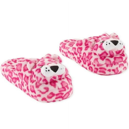 Leopard Print Girl's Slippers