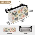 thumbnail image 3 of Ryvnso Bedside Caddy Summer Tropical Bedside Storage Bag Hanging Organizer, 3 of 8