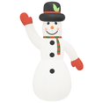 thumbnail image 4 of vidaXL Christmas Inflatable Snowman with LEDs 145.7", 4 of 11
