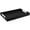 Black/Silver, variant on Home Redefined Serving Tray, Rectangle, Faux Leather with Gold Handles, White, 17.5" x 12"