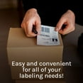 thumbnail image 2 of Premium Label Supply White Sticker Shipping Labels – 4" x 5" – Laser/Inkjet Compatible – (4 Labels/Sheet), 100 Sheets - 400 Total Adhesive Labels, 2 of 5