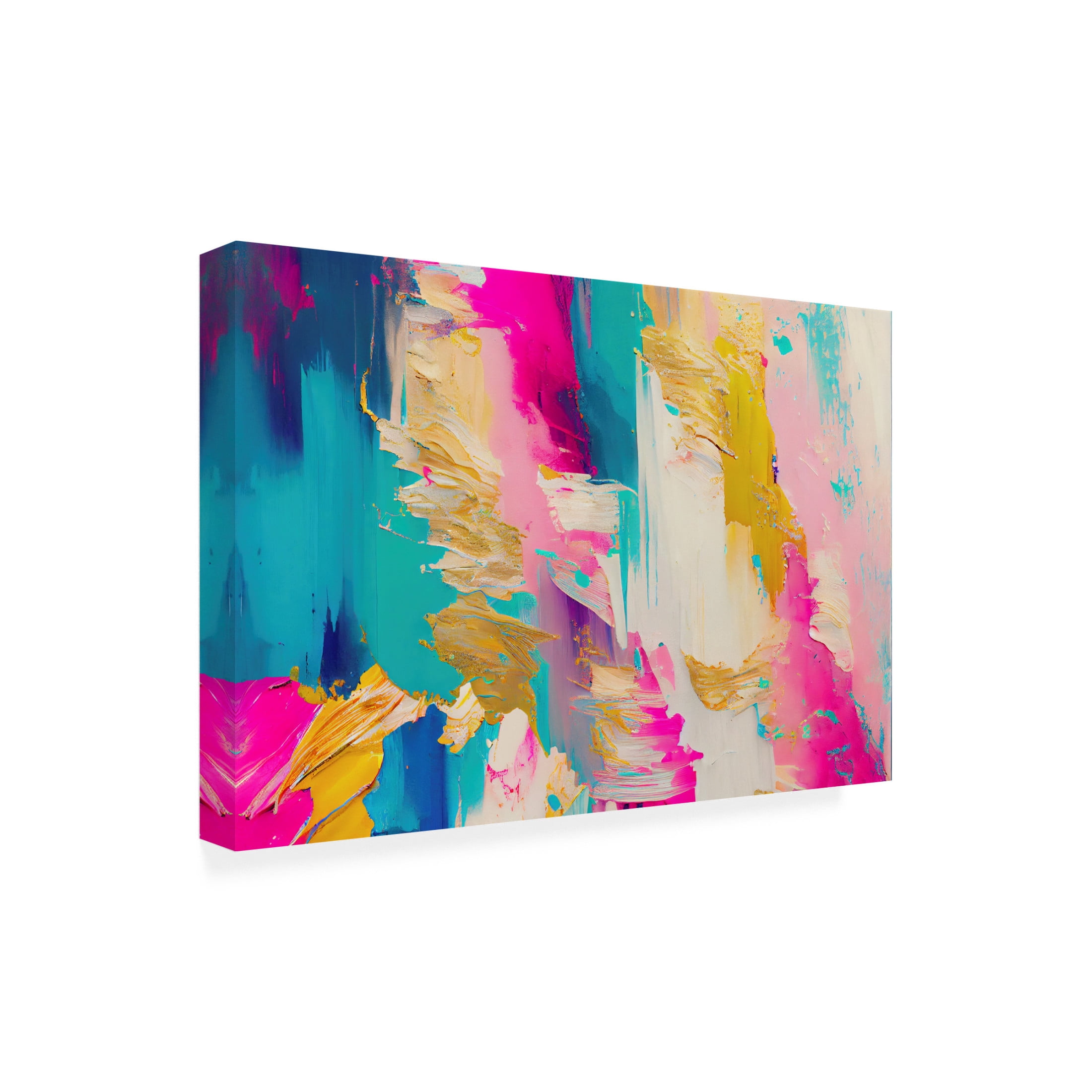 Canvas Wall Art - Sasha 'Cause and Effect II' Wall Art for Living Room, Bedroom, or Office Décor by Trademark Fine Art - 47 x 30 Inches