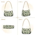 thumbnail image 7 of FORMRS Womens Shoulder Bag with Chain Strap Clutch Purse Cute Tote Handbag, Green Geometric, 7 of 7