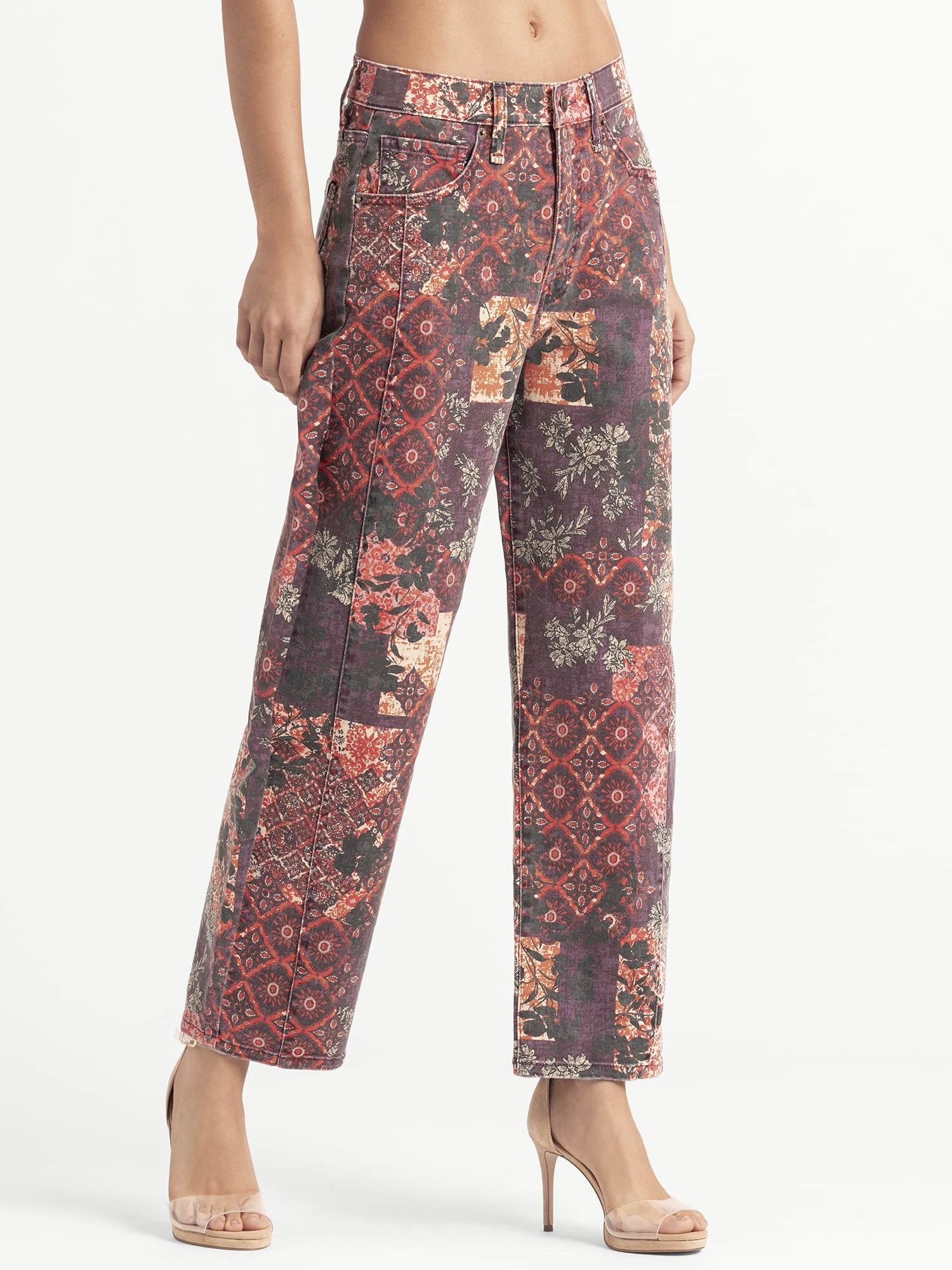 Jessica Simpson Women's and Women's Plus Myrtle Barrel Leg Jeans, Sizes 2-24W