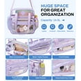 thumbnail image 5 of Soda Candy Clear Tote Bag 12x6x12 Clear Bag for Stadium Events See Through Bag for Women Transparent Concert Bag with Adjustable Shoulder Straps, Purple, 5 of 10