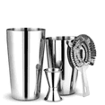 thumbnail image 1 of Wine and Cocktail Mixing Bar Set–Bartender Kit w/ Essential Barware Tools. Stainless Steel Shaker, Ice Bucket, Muddler, Double Sided Jigger, 1 of 5