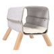 thumbnail image 4 of Cama tipo túnel de fieltro ANGGREK para gatos con patas de Madera 42x33x22cm, 4 of 8