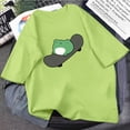 thumbnail image 2 of Skate Frog Dinosaur Cute Graphic Tee T Shirt Female Green Aesthetics T Shirt Oversized T Shirt Harajuku Casual Summer Topspangjing, 2 of 4