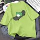 thumbnail image 2 of Skate Frog Dinosaur Cute Graphic Tee T Shirt Female Green Aesthetics T Shirt Oversized T Shirt Harajuku Casual Summer Topspangjing, 2 of 4