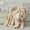 Caramel, variant on Faux Fur Throw Blanket for Couch Cozy Fuzzy Soft Plush Thick Fluffy Fleece Bubble Blanket for Sofa Bedroom Living Room, 51x63 Inches Camel