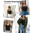 thumbnail image 6 of USEASY Shapewear Camisoles for Women Tummy Control Compression Tank Tops Seamless Slimming Cami, 6 of 7
