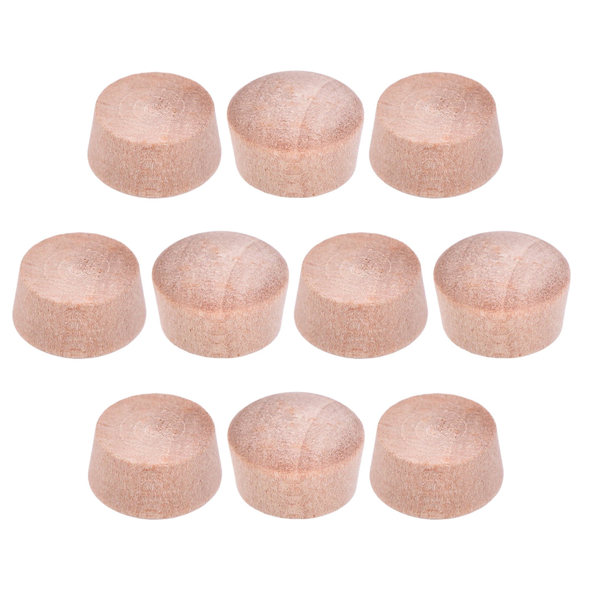 Wood Button Top Plugs 3/8 Inch Cherry Hardwood Furniture Plugs 7/25 Inch Height 200Pcs Walmart
