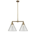 thumbnail image 5 of 209-OB-G41-L Innovations Lighting Cone - 2 Light Island In Traditional Style-10 Inches Tall and 21 Inches Wide-Oil Rubbed Bronze Finish-Matte White, 5 of 7