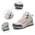 thumbnail image 5 of Men's Sneakers Fashion Hiking Boots High Top Leather Outdoor Trekking Sneakers For Couples And Running Adventure, 5 of 9