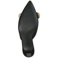 thumbnail image 6 of Journee Womens Vianna Kitten Heel Mules Pointed Toe Pumps, Widths Available, 6 of 10