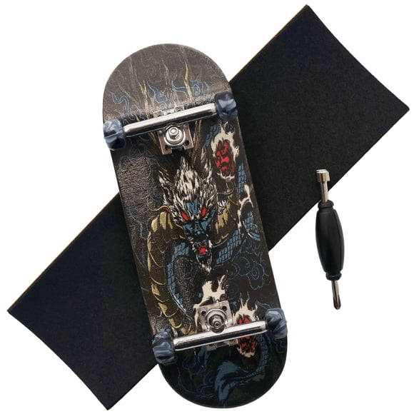 Finger Skateboard RACOFSB Pro Diapasón, tabla de madera de 34 mm
