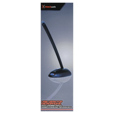 Blackweb USB Desktop Microphone for Computers