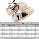 thumbnail image 2 of Zapatillas de vaca con punta abierta, lindas zapatillas de animales, cómodas sandalias para el hogar para las 4 estaciones, 2 of 9