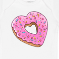 thumbnail image 4 of Inktastic Heart Shaped Donut with Pink Icing and Sprinkles Boys or Girls Baby Bodysuit, 4 of 5