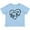 AE-Light Blue, variant on Inktastic I Love My Big Bro in Black Chalk Heart Boys or Girls Baby T-Shirt