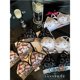thumbnail image 5 of Conjunto de sujetador Shuwen push-up para mujer, ropa interior fina sin aros, copa triangular de gato de marca conjunta, pareja europea y americana, 5 of 5
