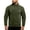 Army Green-A, variant on Men's Tactical Fleece Jacket, Quarter Zip Pullover Sweatshirt Stand Collar Thick Warm Polar Tech Long Sleeve Top Fall Winter Outdoor Sports Jacket with Zipper Pocket Gray-A