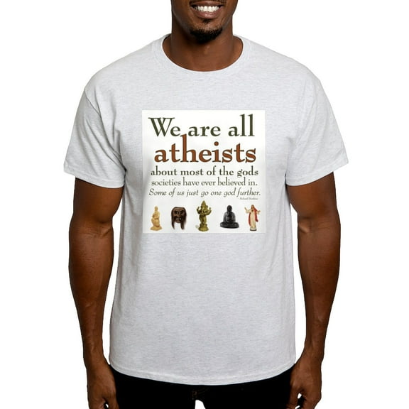 CafePress - Were All Atheists T Shirt - Men's Classic Graphic T-Shirt