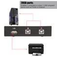 thumbnail image 3 of 2/4 puertos USB 2,0 Manual Sharing Switch Switcher Box para PC Impresora Escáner (2 puertos), 3 of 8