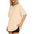thumbnail image 2 of MOYIKO Oversized T Shirts for Women Short Sleeve Loose Fit Crewneck Tees Summer Tops, 2 of 7