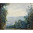thumbnail image 3 of Pierre-Auguste Renoir 14x12 Black Modern Framed Museum Art Print Titled - The Auvers Valley on the Oise River (1884-1906), 3 of 5