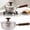 Silver, variant on gold 18x14 Pure Titanium Flat Pot - All-in-One Healthy Cookware