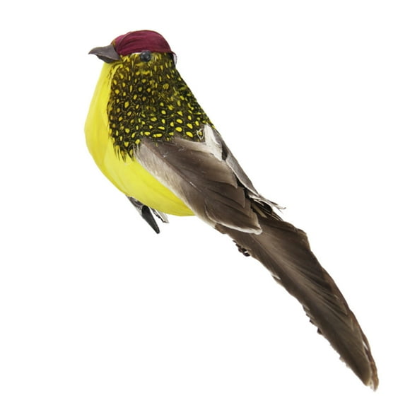 CozyQx Pest Control Mini Fake Birds Artificial Feather Foam Doves Wedding Garden Decoration Ornament