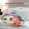 thumbnail image 4 of Yayeee Pillowcase King Size Set of 2 Satin Wrinkle Resistant Pillow Case, Abstract Painting, 4 of 8