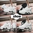 thumbnail image 7 of Roller Skate Shoes for Men, Double-Row Deform Wheel Automatic Walking Shoes, Retractable Roller Skate, Shoes with Wheels, Skating Shoes for Outdoor Fun & Fitness, 7 of 7