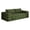 Green, variant on GVN 78.8" No-Assembly 3-Seater Corduroy Sofa with Deep Comfortable Seats for Living Room and Apartment, Black